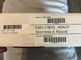 Kahr CW45 .45ACP Stainless 6 Rounds + 1 - NIB - 5 of 5