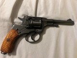 SOVIET RUSSIAN NAGANT Model 1895 TULA Arsenal Revolver WWII c1934 - 13 of 15