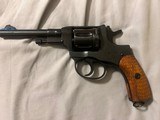 SOVIET RUSSIAN NAGANT Model 1895 TULA Arsenal Revolver WWII c1934 - 6 of 15