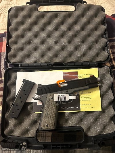 Kimber Custom LW Night Patrol 45acp Luger - NIB