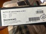 Browning SA-GR-1 22Lr Caliber Semi Automatic - Old Stock NIB - 14 of 14