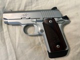 Kimber Micro 9 Stainless 9mm Pistol - Stainless/Silver, 3.15