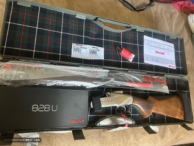 Benelli 828U 20-gauge O/U 26"Carbon Vented Barrel - NIB