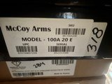 McCOY 100A O/U 20GA 28" VR CT-5 EJECTORS CASE COLOR/WALNUT - NIB - 15 of 17