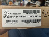 Weatherby SA-08 20 Gauge 24" Vented Barrel Youth/Lady Semi Auto Shotgun - NIB - 13 of 15