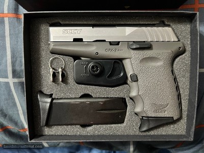 Sccy Model CPX2TTSG Sniper Gray 9mm Semi Auto - NIB