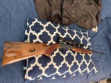First Yr Japan Made Browning SA-22 Semi Auto Rifle with a Redfield Widefield 2 3/4x Scope & Leupold Base - Excellent Condition - 2 of 16