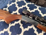 First Yr Japan Made Browning SA-22 Semi Auto Rifle with a Redfield Widefield 2 3/4x Scope & Leupold Base - Excellent Condition - 4 of 16