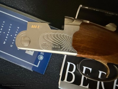 Beretta 686 E Trap 12 Gauge O/U Shotgun 30" Broad Vent Barrel - Excellent Condition