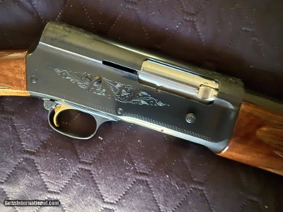 Browning A5 LT 12 Buck & Bird Two Barrel Semi Auto Shotgun - Pristine