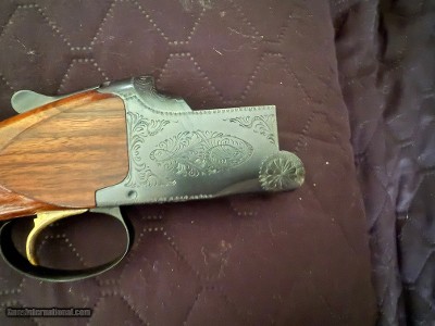1957 Browning Superposed 12 Gauge 30" Barrels Dual Beads Fixed F over Briley Tube - Excellent Condition