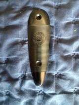Early Beretta Metal 12Gauge Shotgun Buttplate - Excellent Condition - 2 of 3
