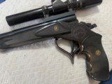 Thompson Center Contender .44 Mag & .222 Cal Dual Barrel Pistol w/Buris 4X Scope- Excellent Condition - 2 of 7