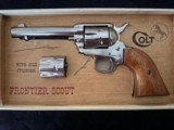 1966 Colt Frontier Scott 22Lr/22mag Revolver - Nickel 4 3/4" Barrel LNIB