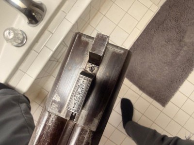 Rare J. Purdey 314 1/2 Oxford St London Top-Lever Hammer SXS 12Ga circa 1870 - Fine Condition - Image 16 of 19