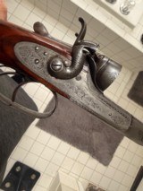 Rare J. Purdey 314 1/2 Oxford St London Top-Lever Hammer SXS 12Ga circa 1870 - Fine Condition
