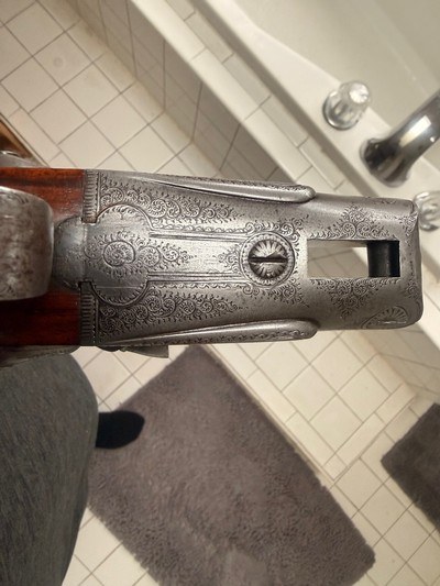 Rare J. Purdey 314 1/2 Oxford St London Top-Lever Hammer SXS 12Ga circa 1870 - Fine Condition - Image 2 of 19