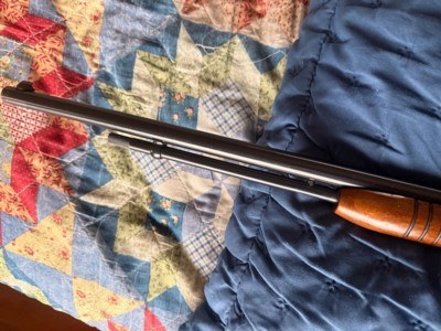 Beautiful Early Savage Model 29B Silde Action Take-Down Rimfire Rifle 24