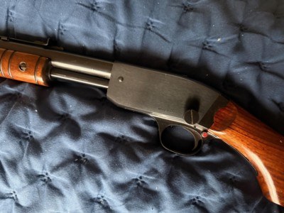 Beautiful Early Savage Model 29B Silde Action Take-Down Rimfire Rifle 24