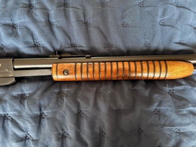 Beautiful Early Savage Model 29B Silde Action Take-Down Rimfire Rifle 24