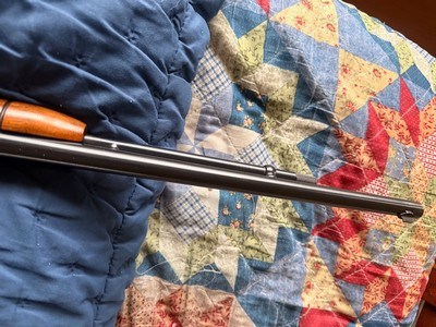 Beautiful Early Savage Model 29B Silde Action Take-Down Rimfire Rifle 24