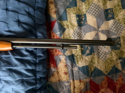 Beautiful Early Savage Model 29B Silde Action Take-Down Rimfire Rifle 24