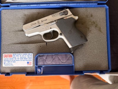 Rare Smith & Wesson CS9 SS Chiefs Special 9mm Semi Auto Pistol - Excellent Condition - Image 3 of 9