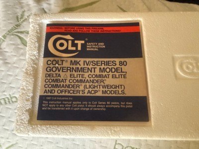 Colt MK IV Series 80 Officer's ACP 45acp Auto Pistol SS 3 1/2" Barrel - LNIB - Image 8 of 12