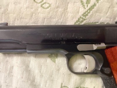 1983 Colt Combat Govt Model MK IV Series 80 Officer's 45acp - Excellent Condition - Image 3 of 10