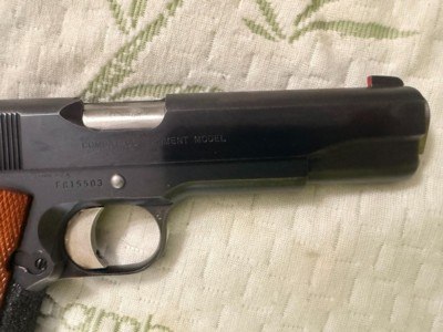 1983 Colt Combat Govt Model MK IV Series 80 Officer's 45acp - Excellent Condition - Image 4 of 10