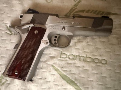 1981 Colt Commander .45acp 4.25" Barrel Nickel Satin Finish - Excellent Condition - Image 2 of 9