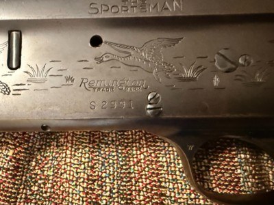 1930 Remington Three Bird Sportsman 1st Year Issue 20 Gauge 26" Full Choke Semi Auto Shotgun - VG+ - Image 3 of 17
