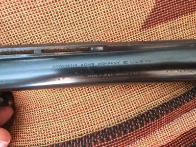 1954 Browning A5 Lt 12 Vented Modified Belgium Barrel - Excellent Condition - Image 7 of 7