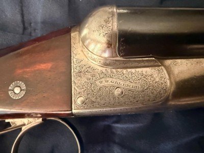 1890 W.W. Greener Boxlock SXS 12 Gauge 27" Barrel - Excellent Older Refinish - Image 2 of 20