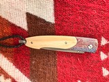 2008 Willian Henry B10 AG5 Mammoth Ivory Scales Limited Edition 2 3/4