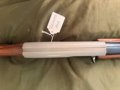 1959 Browning Double Auto Twelvette Silver Hiduminium Receiver 12 G - 26" Raised Solid Rib Barrel Fixed Modified Choke - Excellent Condition - Image 17 of 18