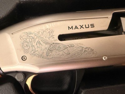 2011 Browning Maxus Semi Auto 12 Gauge Shotgun - 26" Vented Barrel Invector Plus Choking System - Pristine Condition in Factory Case - Image 1 of 19