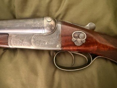 1927 WW Greener 12 Gauge SXS Shotgun - Image 1 of 20