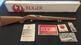 Ruger 10/22 Mannlicher Walnut Stock, Polished Stainless Barrel, 22LR - 1 of 5