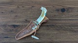Custom Handmade Western Knife and Sheath - Image 4 of 10