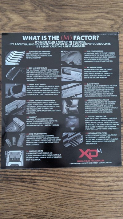 Springfield Armory XDM 9mm XDM9201HCSP 4.5" - Image 3 of 5