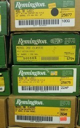**SOLD ONLY AS COLLECTON-NO INDIVIDUAL SALES**(35 GUNS) REMINGTON 700 CLASSIC RIFLES. INCLUDES 25 EVERYCALIBER FROM 1981 - 2005 NIB - 3 of 11