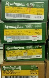 **SOLD ONLY AS COLLECTON-NO INDIVIDUAL SALES**(35 GUNS) REMINGTON 700 CLASSIC RIFLES. INCLUDES 25 EVERYCALIBER FROM 1981 - 2005 NIB - 5 of 11