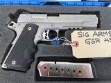 SIG ARMS GSR 45 ACP LIKE NEW - 2 of 9