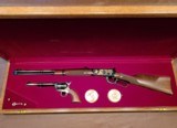 Winchester/Colt 2 Gun Commemorative Set - Model 1894 Lever Action and Colt 1873 Single Action Army Both in .44-40 Caliber - 1 of 15