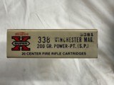 338 Winchester Mag. 200 grain power-PT. S. P
Super X Vintage