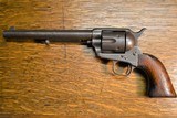 Colt single action army revolver, civilian, made in 1874! .45 caliber slant barrel address - 2 of 13