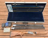 Krieghoff K80 Gold Super Scroll, 32” 12ga barrel plus 30” carrier barrel and sub gauge tubes - Image 2 of 10