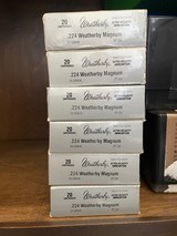 WEATHERBY .224 MAGNUM VARMINTMASTER MARK V -MADE IN W. GERMANY - 14 of 15