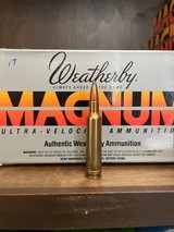 WEATHERBY .224 MAGNUM 55 GRAIN PT-EX ULTRA VELOCITY AMMUNITION - 1 of 4